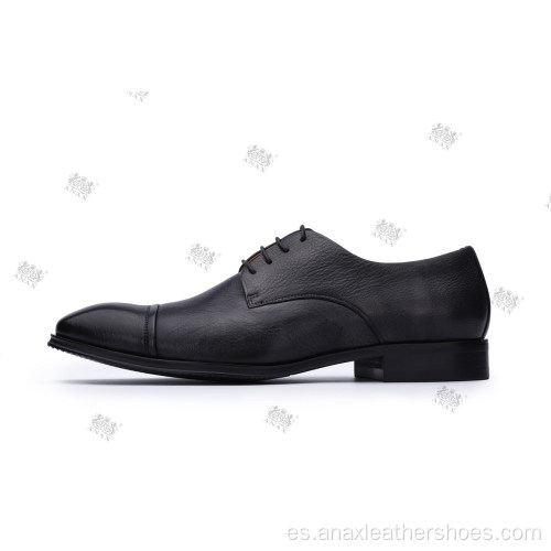 Zapatos casuales de alta calidad para hombres Zapato de cuero de vaca